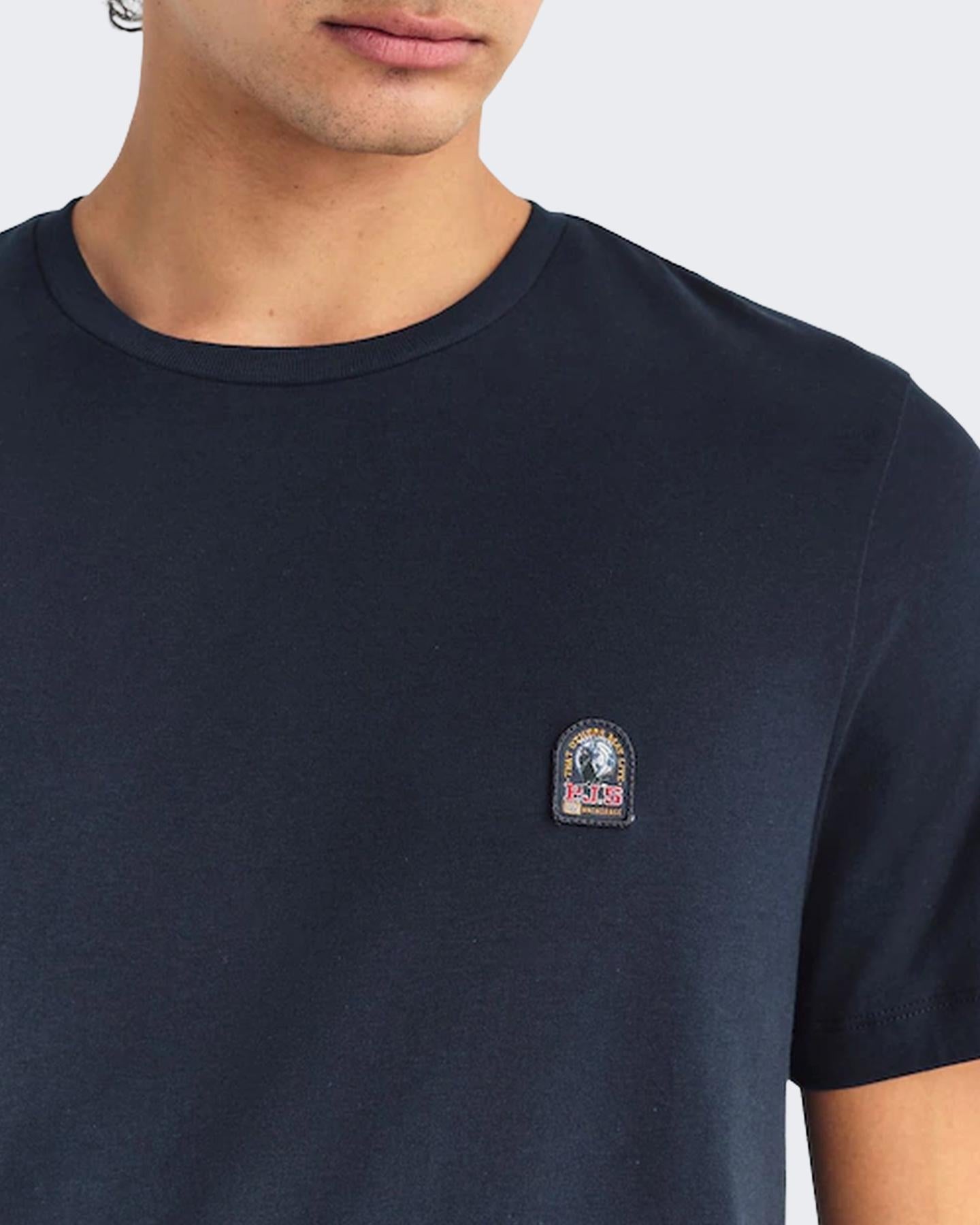 Heren Patch T-Shirt Blauw