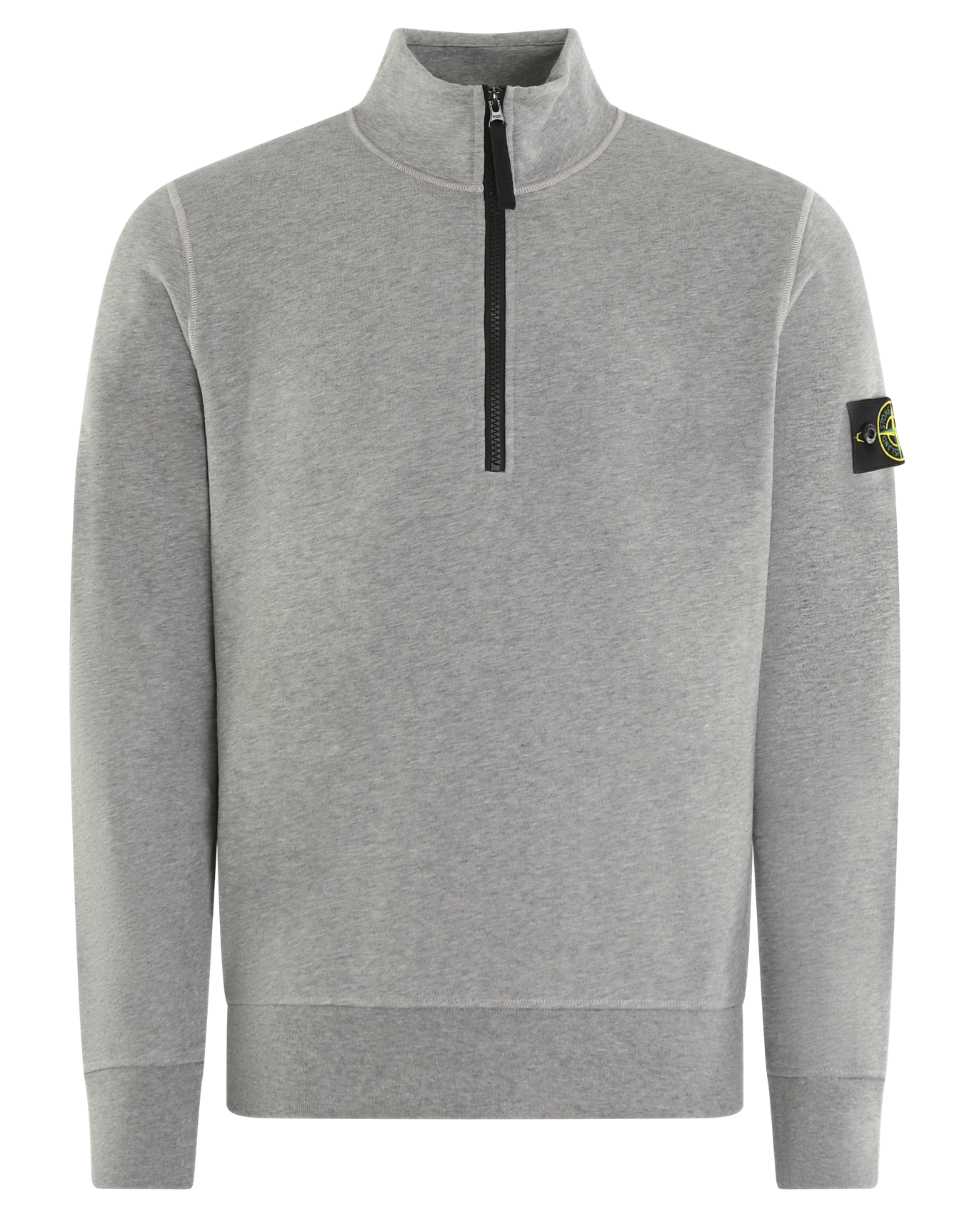 Heren Half Zip Sweater Grijs