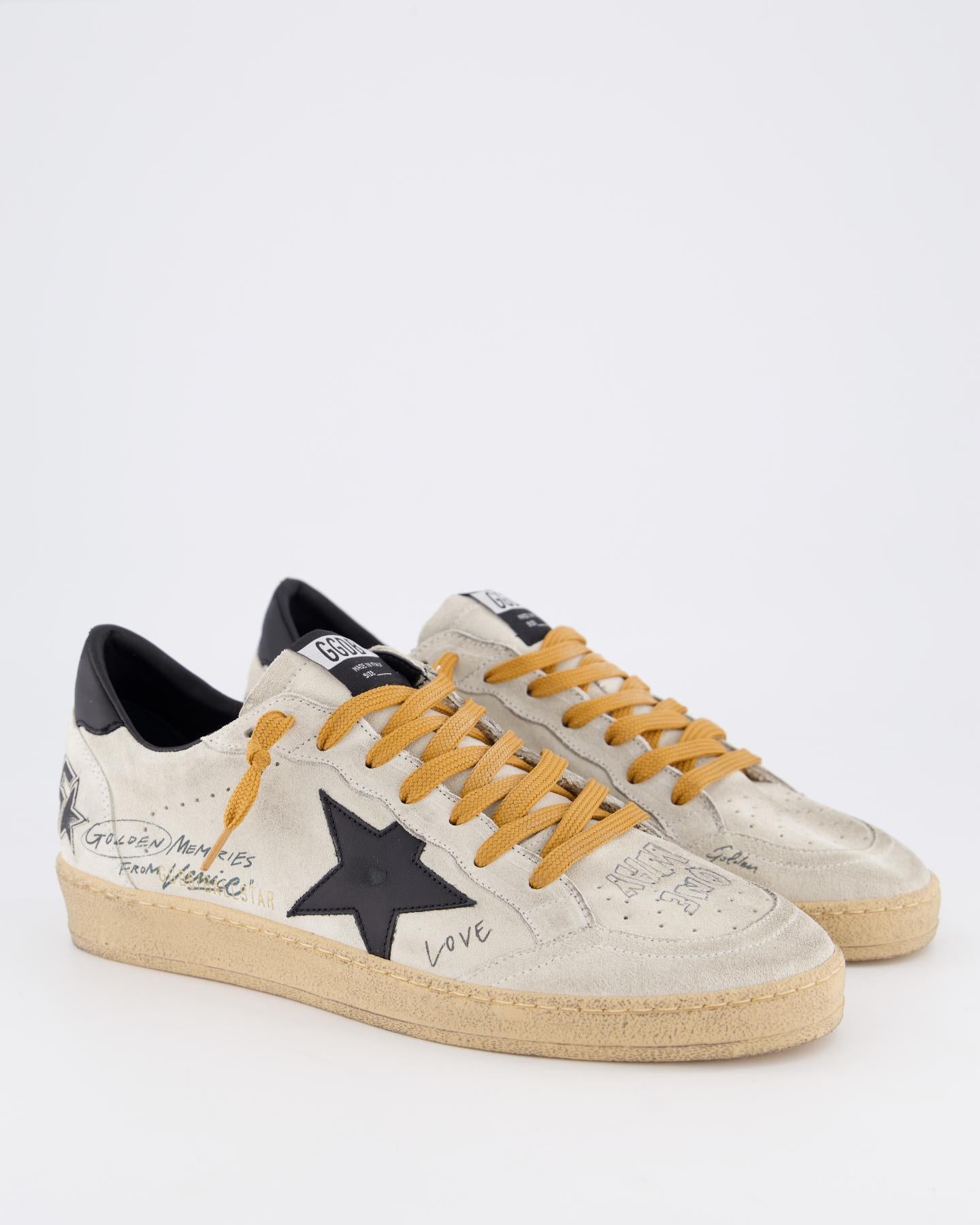 Heren Ball Star Sneaker Grijs/Graffi