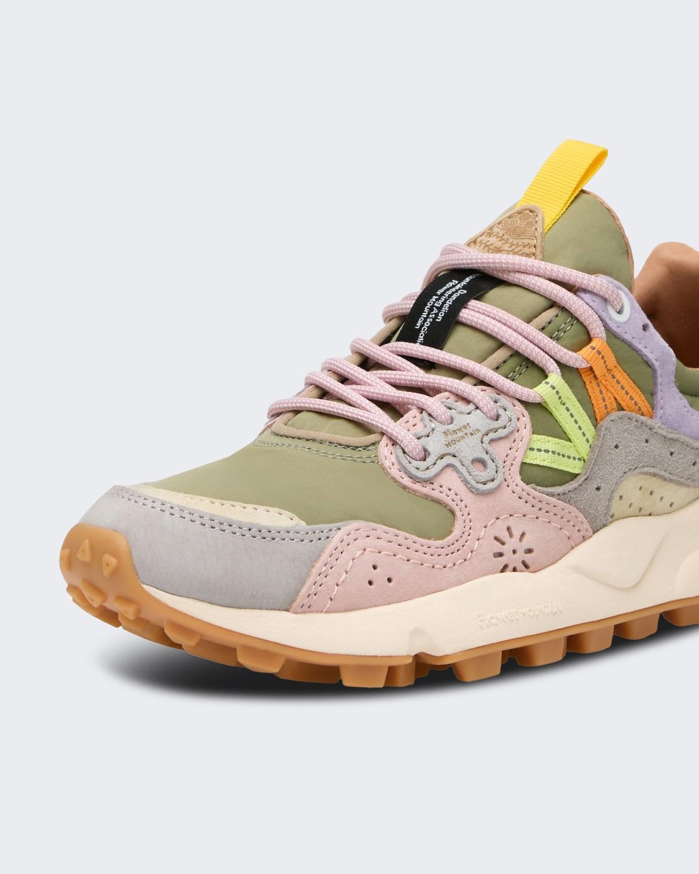 Dames Yamano 3 Sneaker Beige/Groen