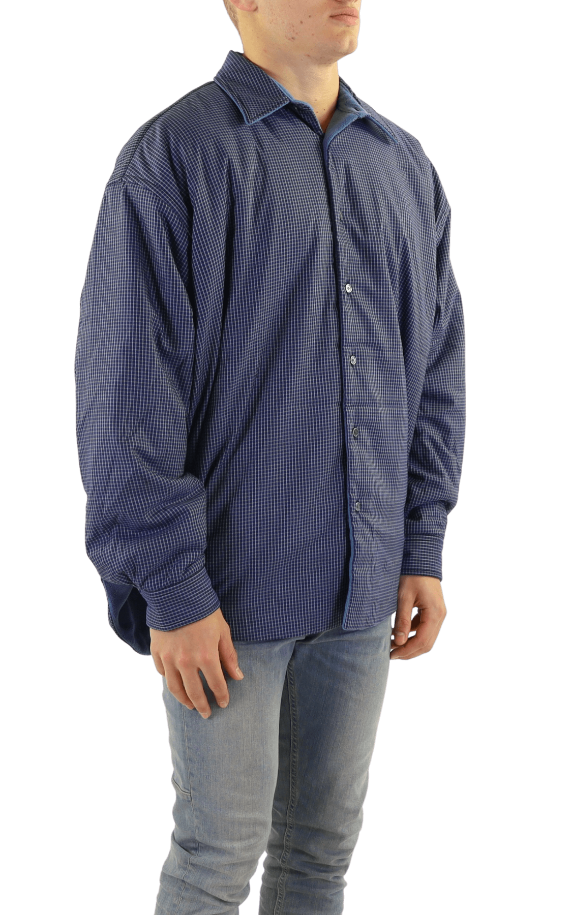 Men Overshirt blue