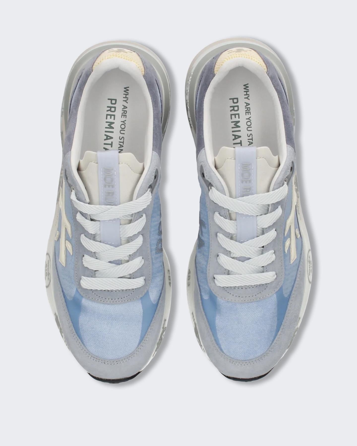Premiata Dames Moerun Sneaker Blauw