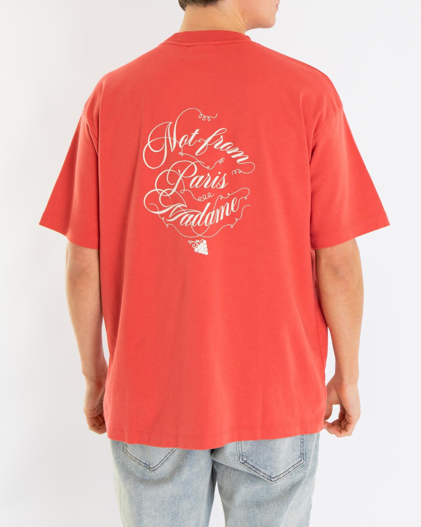 Heren Le T-Shirt Slogan Vignes
