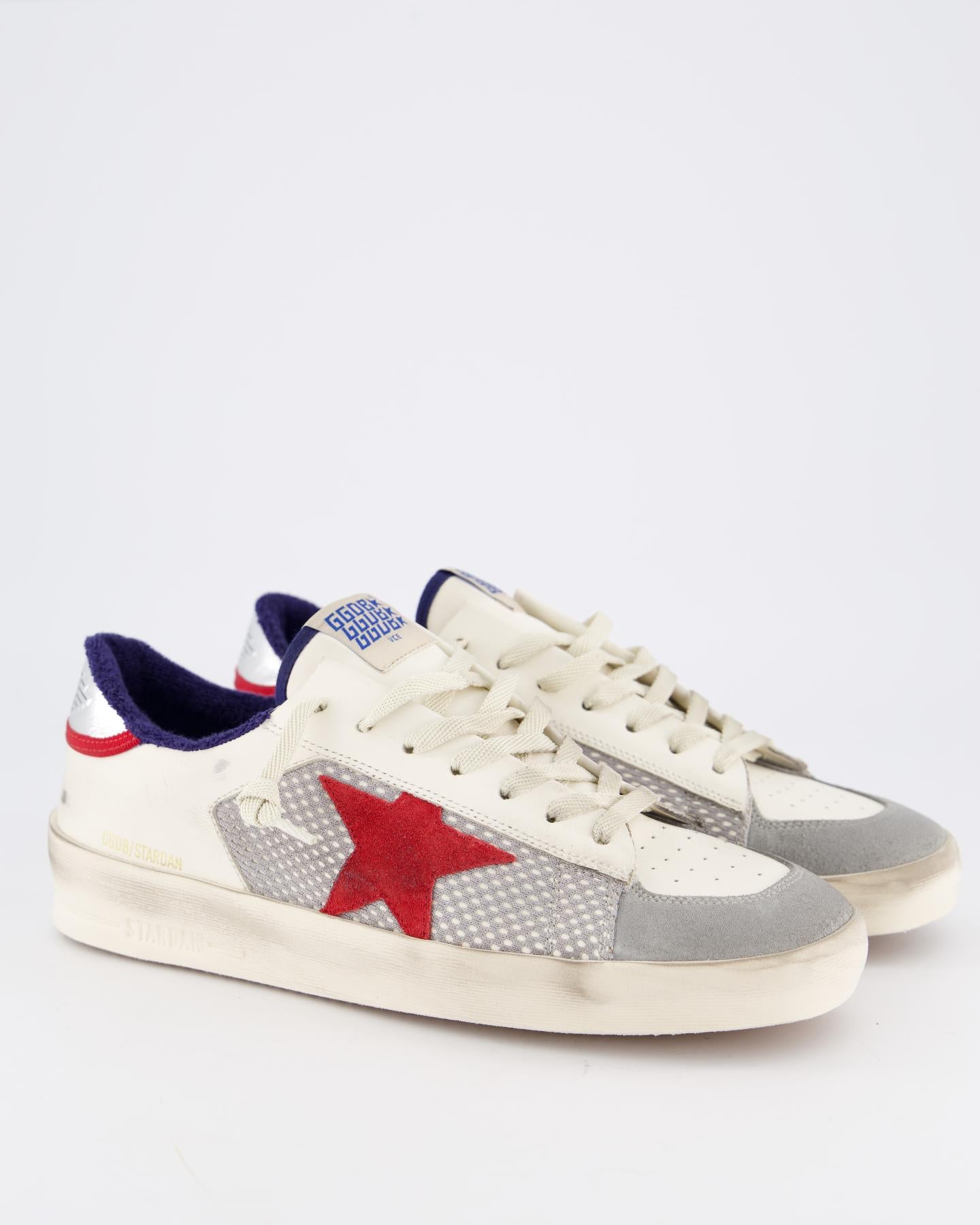 Heren Stardan Sneaker Wit/Grijs