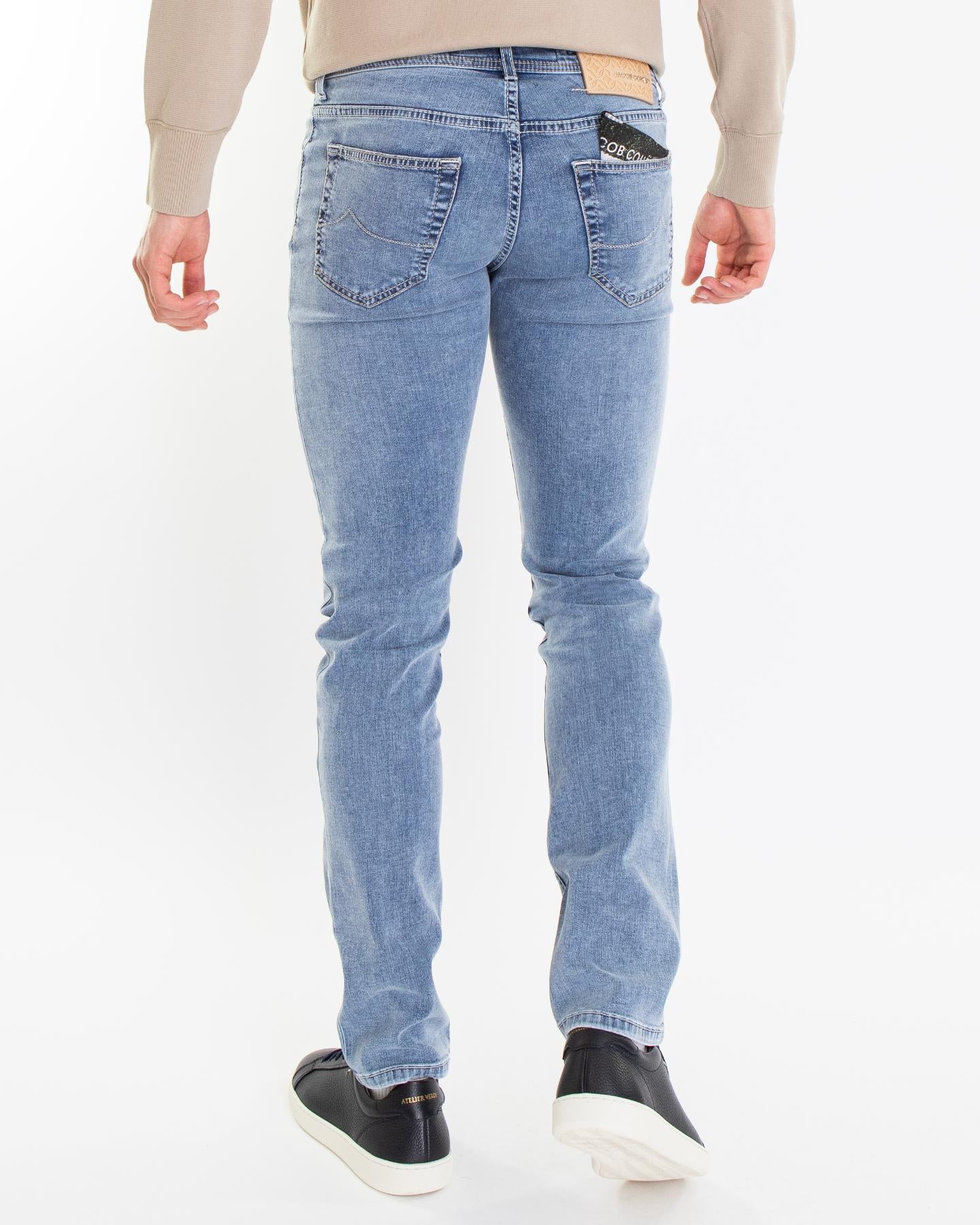 Heren Super Slim Nick Medium Blauw