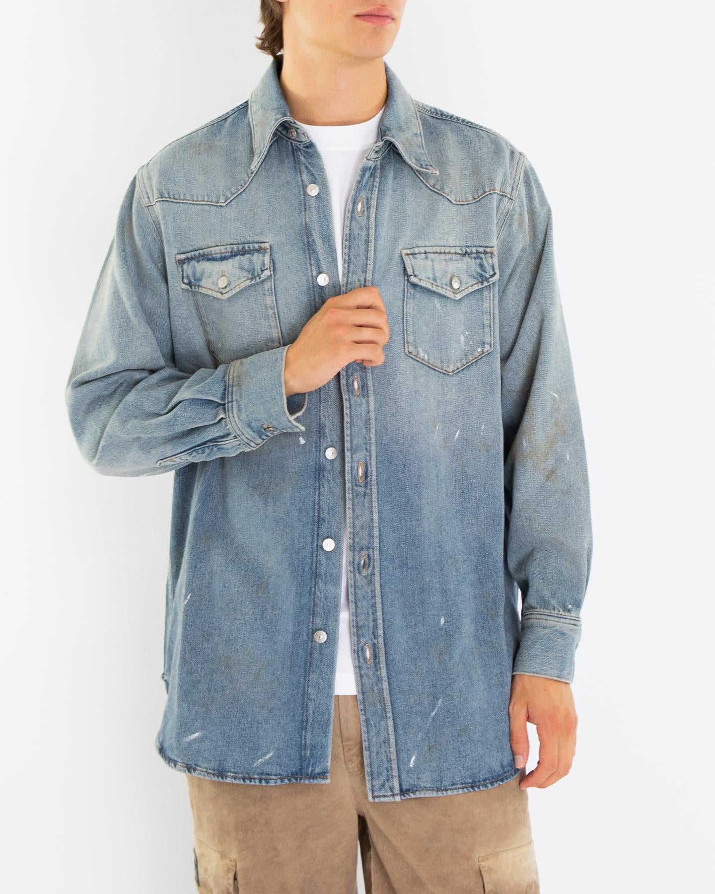 Heren Denim Shirt - Relaxed Fit