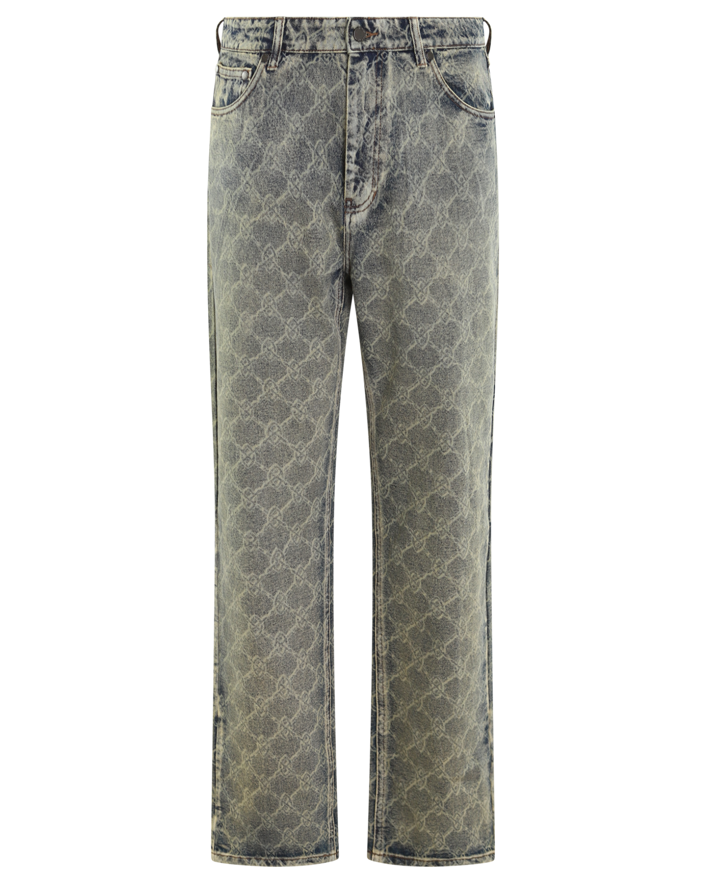 Heren ShieldLaser Washed Jeans Blauw