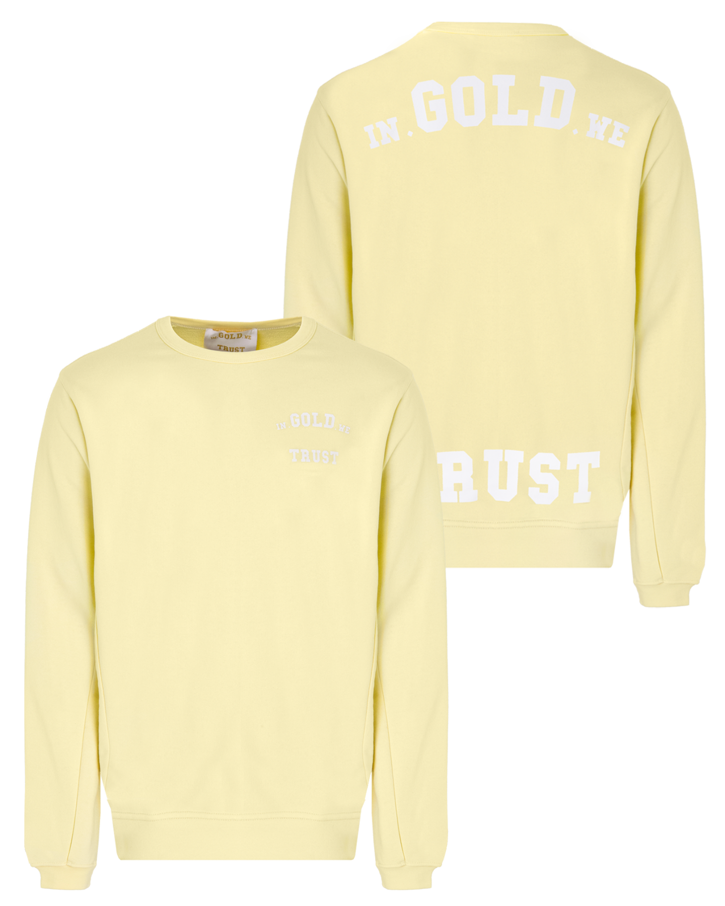 In gold we clearance trust sweater