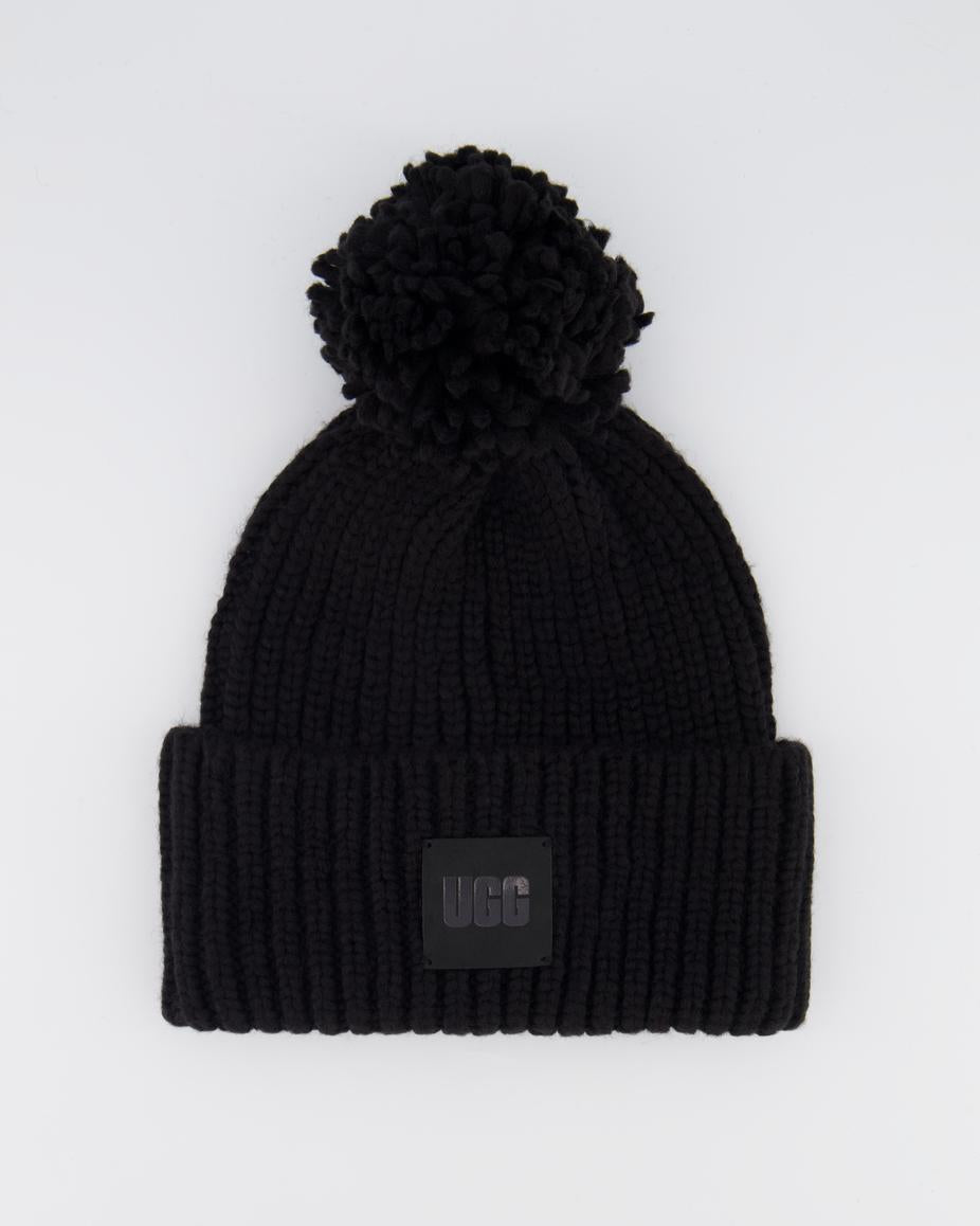 Women Ugg Rib Beanie Black