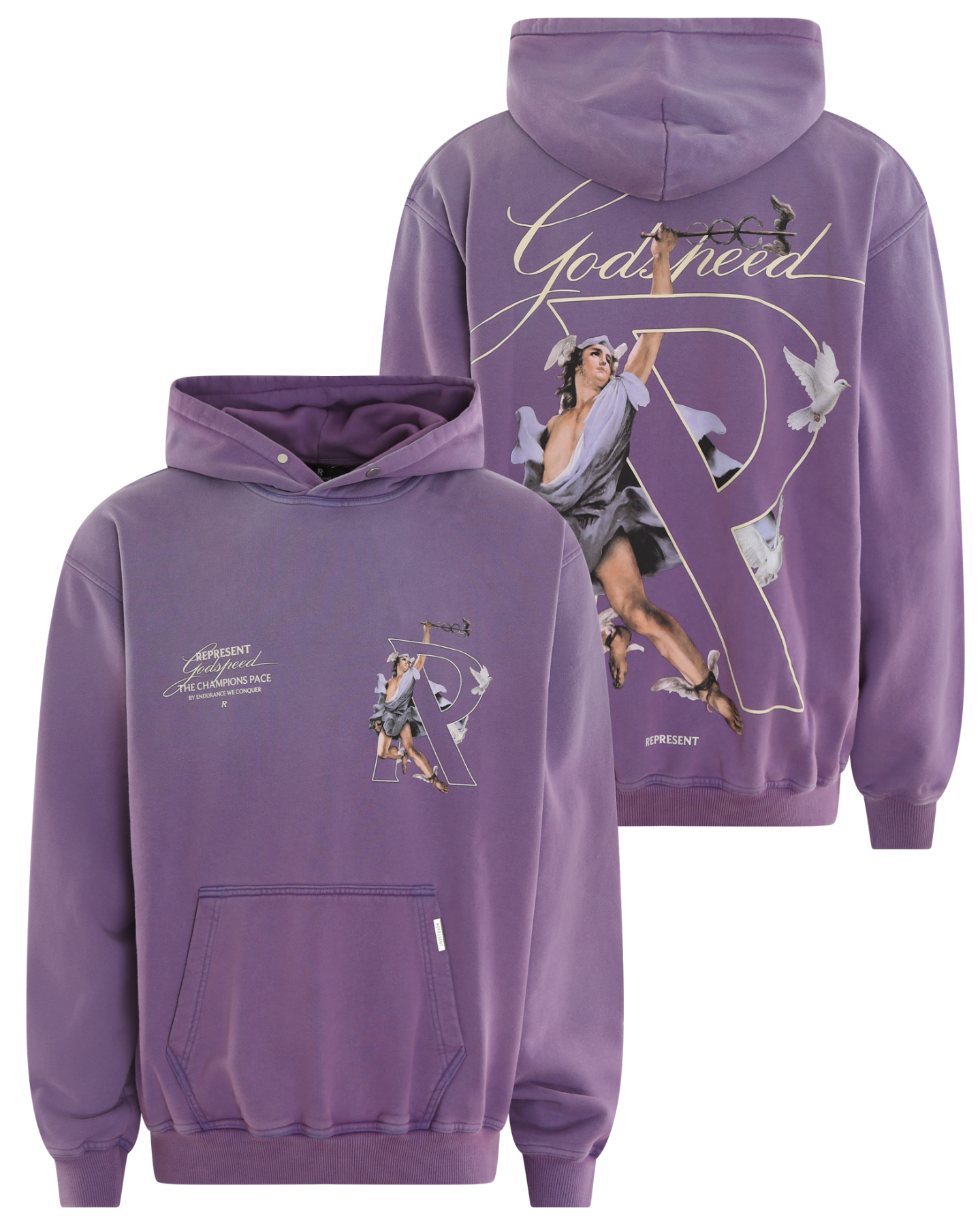 Dragon heren purper online