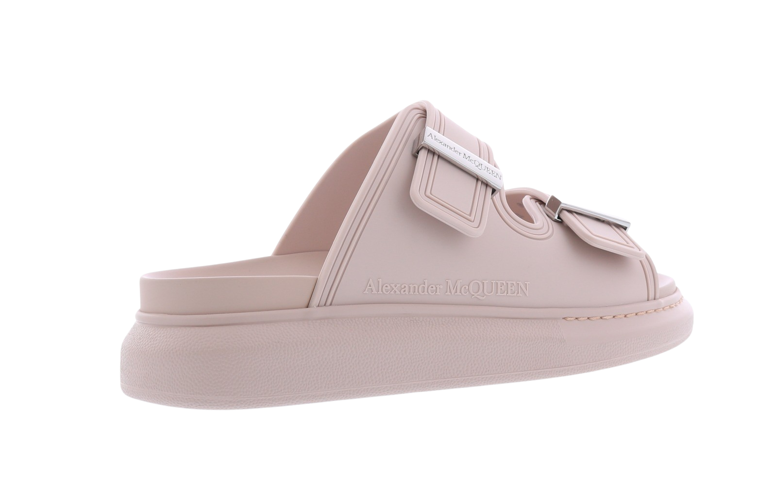 Women Hybrid slide pink/silver