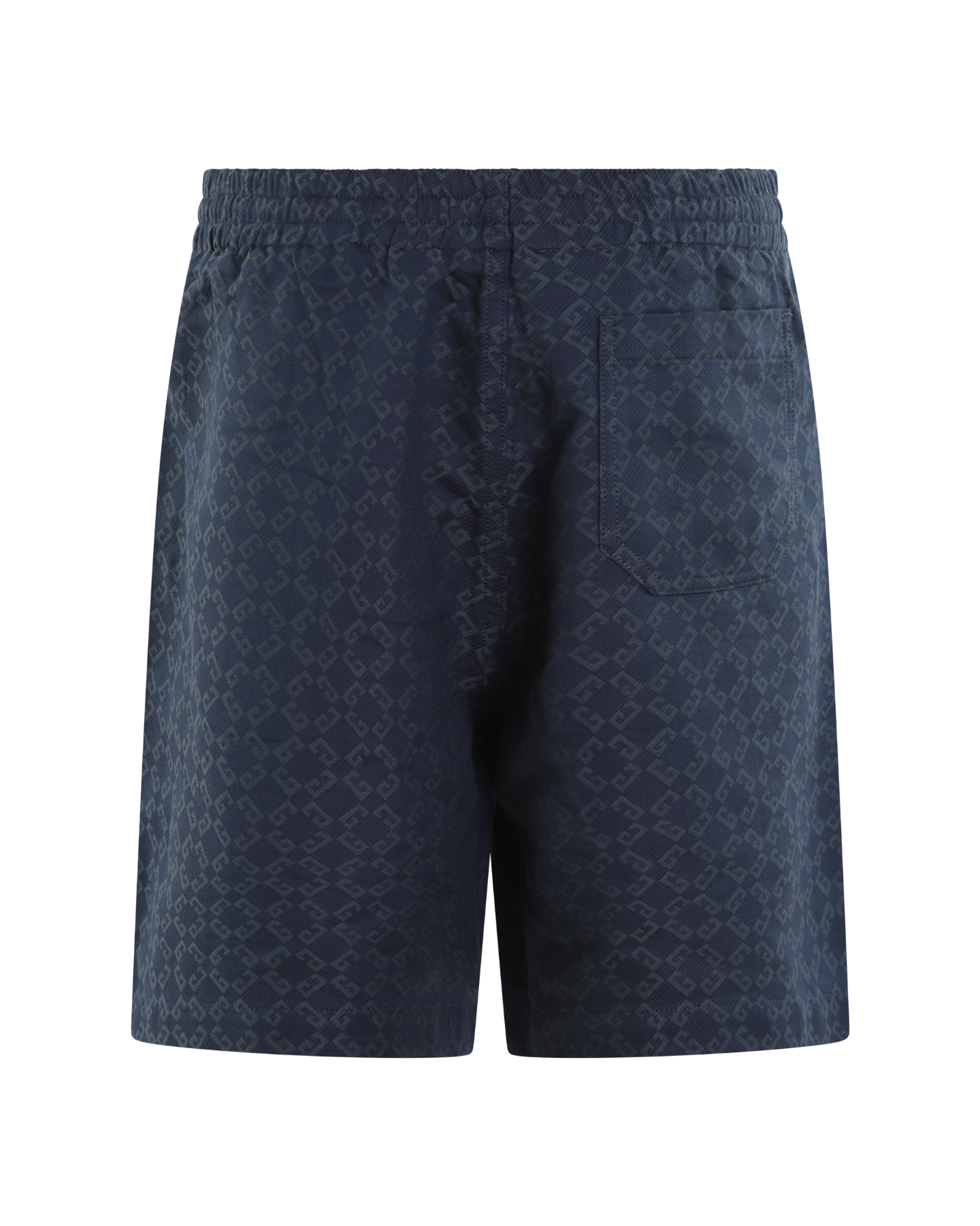 Heren Monogram Logo Short Blauw